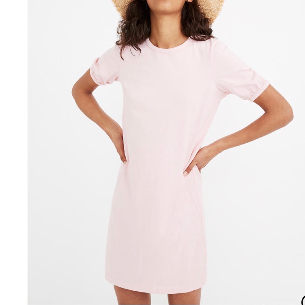 Madewell puff sleeve tee dress